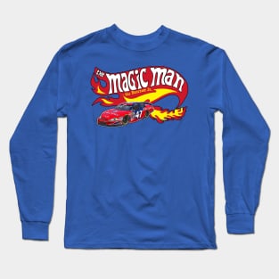 Cal Naughton Jr / The Magic Man HOT FLAMES Long Sleeve T-Shirt